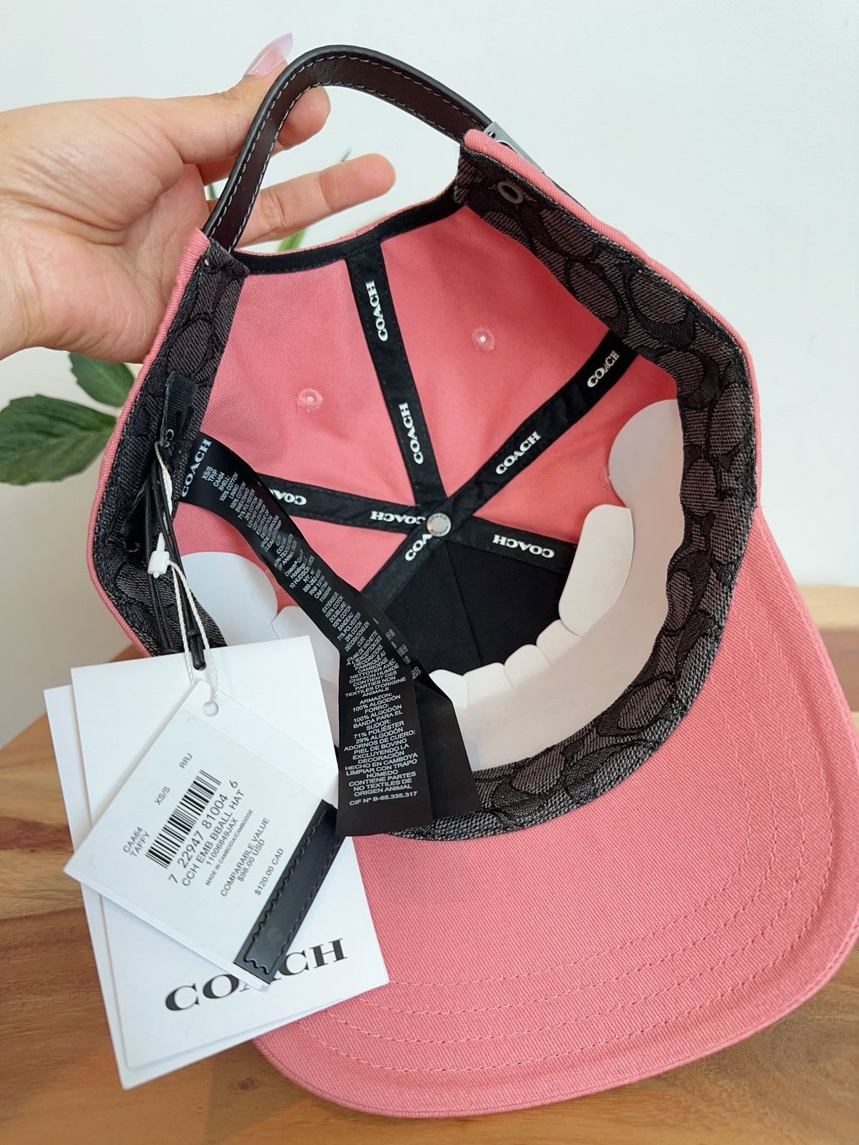 Coach NWT Coach Embroidered Baseball Hat size XS/S Size ONE SIZE - 6 Thumbnail