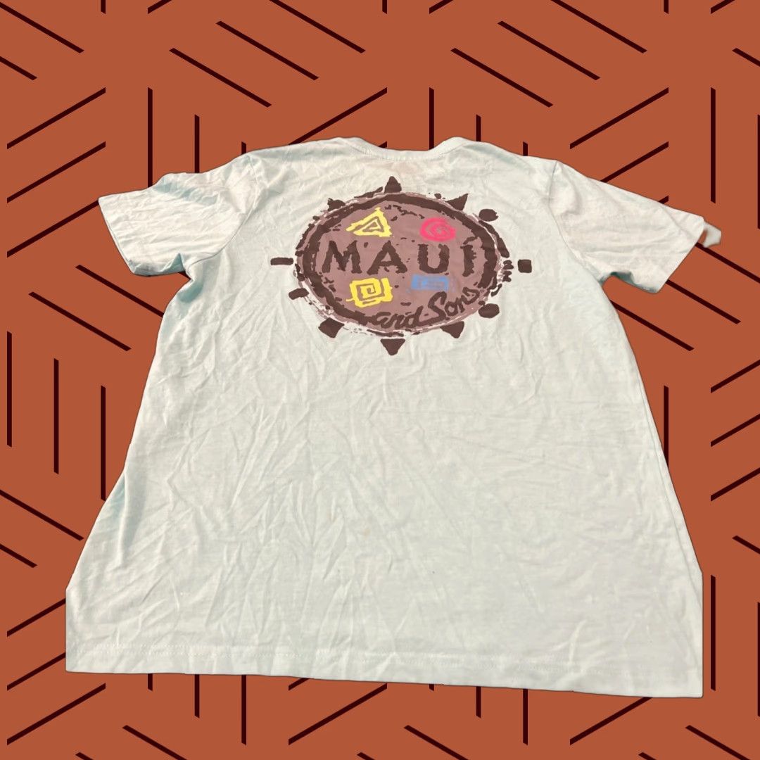 Etro VINTAGE Maui & Sons Shirt Adult Medium Blue Surfer Surfing 90s USA Ocean Lovers Mens T-Shirt Size US M / EU 48-50 / 2 - 1 Thumbnail