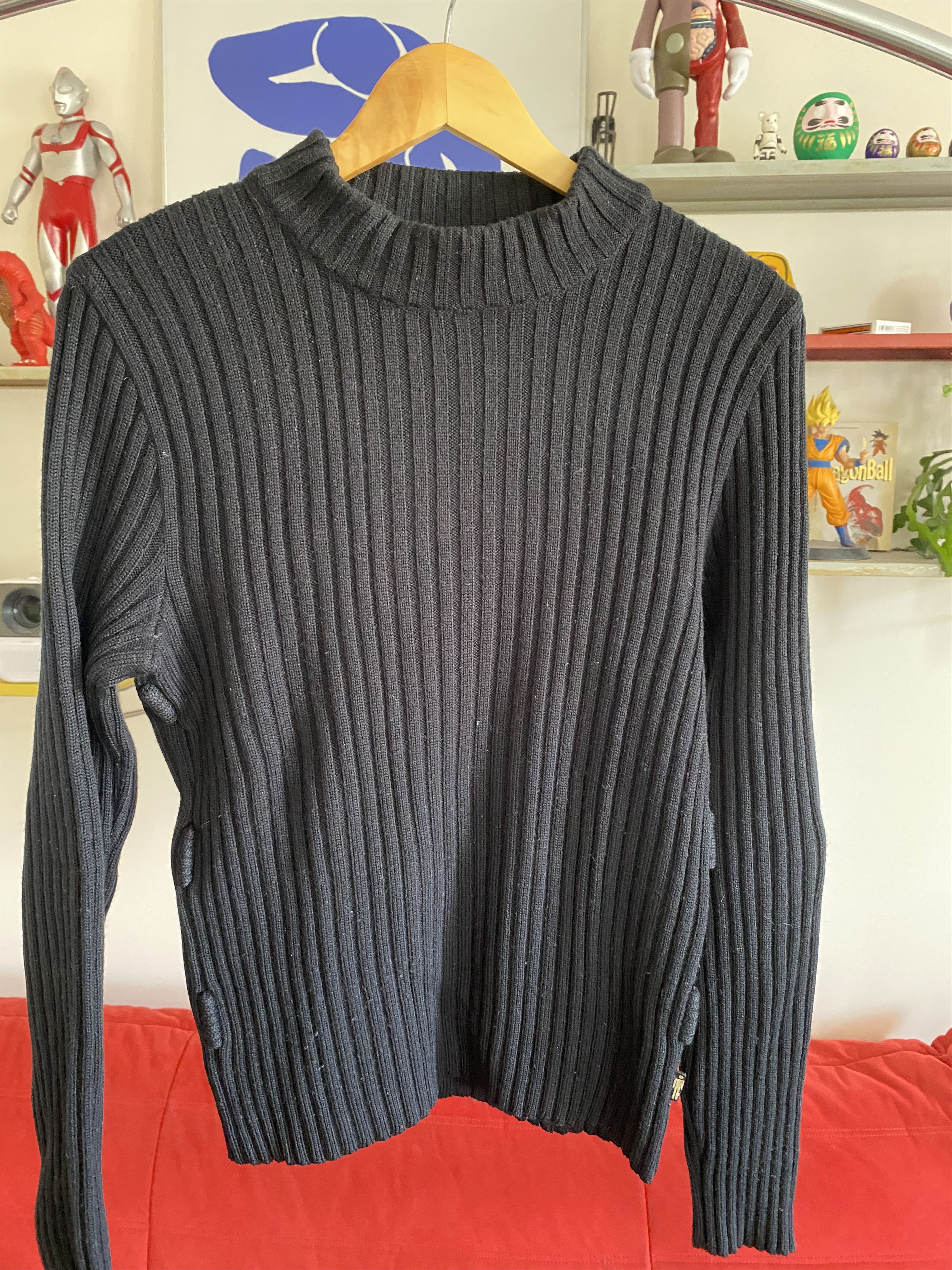Jean Paul Gaultier 90'S JPG BLACK KNIT BANDAGE Size US M / EU 48-50 / 2 - 6 Thumbnail