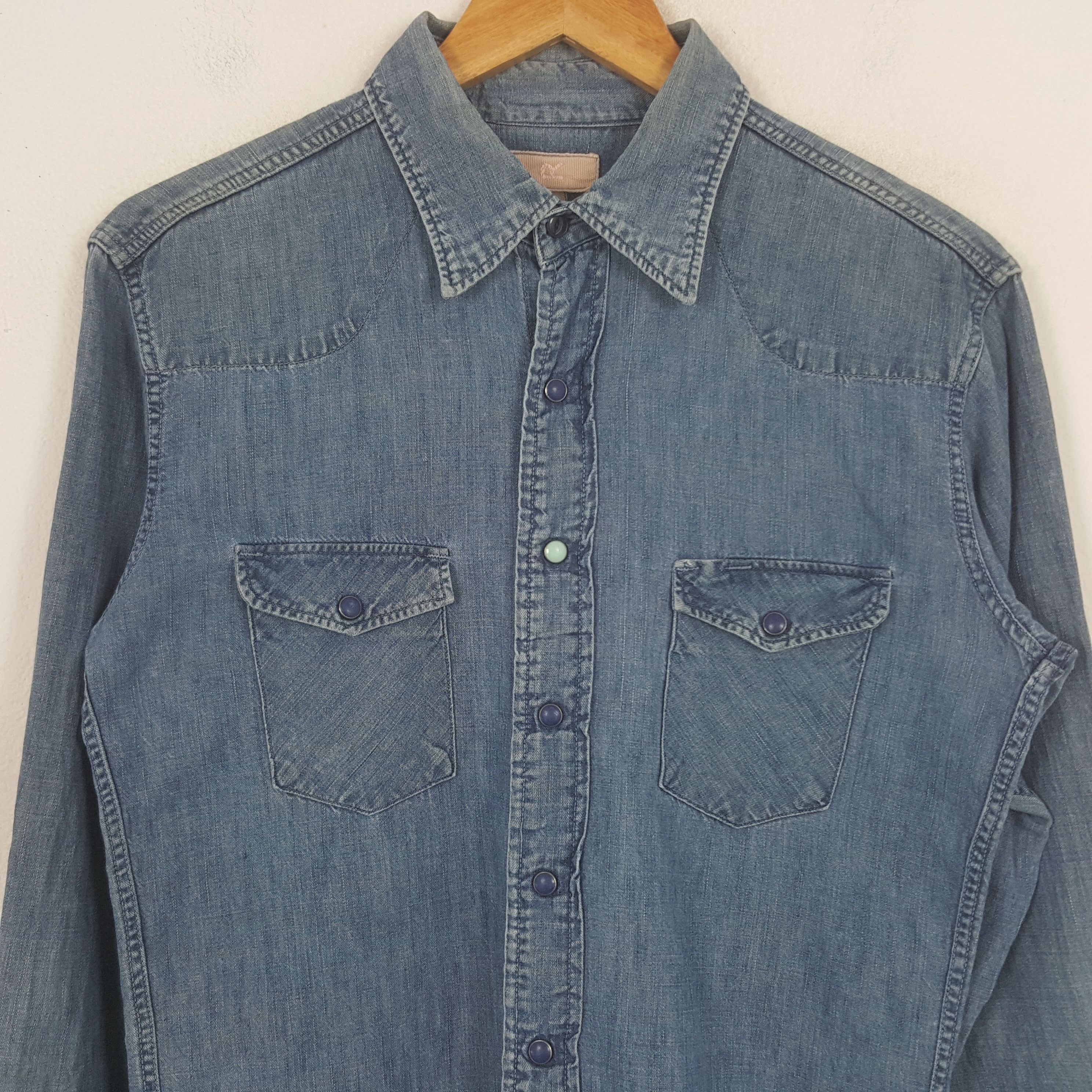 45rpm Vintage 45rpm Japanese Brand Button Up Shirt RR21 Size US S / EU 44-46 / 1 - 2 Thumbnail