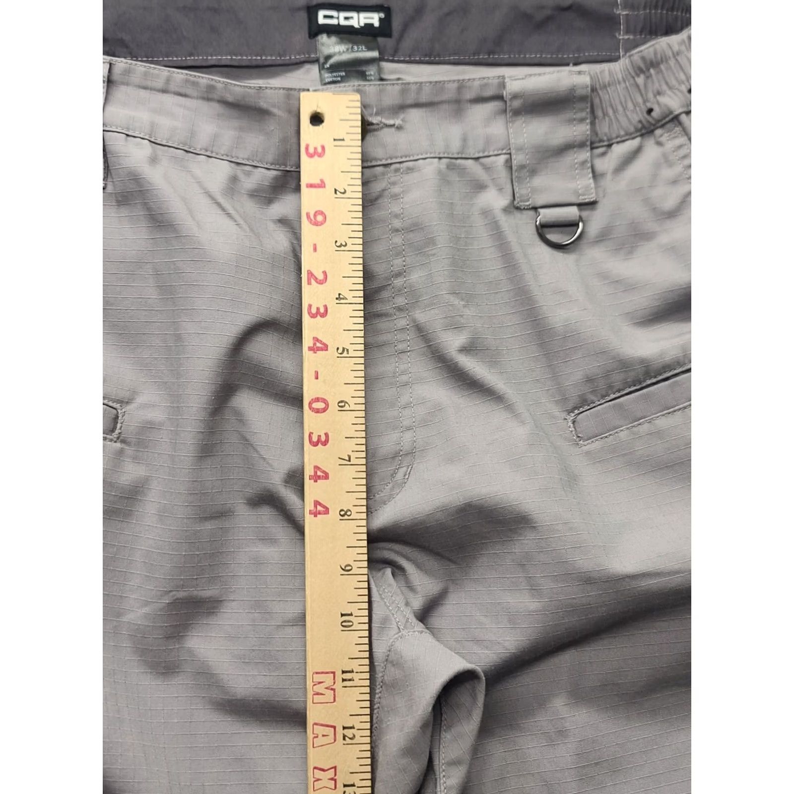 Vintage CQR Tactical Pants Mens 36x30 Relaxed Fit Ripstop Cargo Pocket Canvas Cotton Polyester Army Outdoors Workwear Size US 36 / EU 52 - 4 Thumbnail