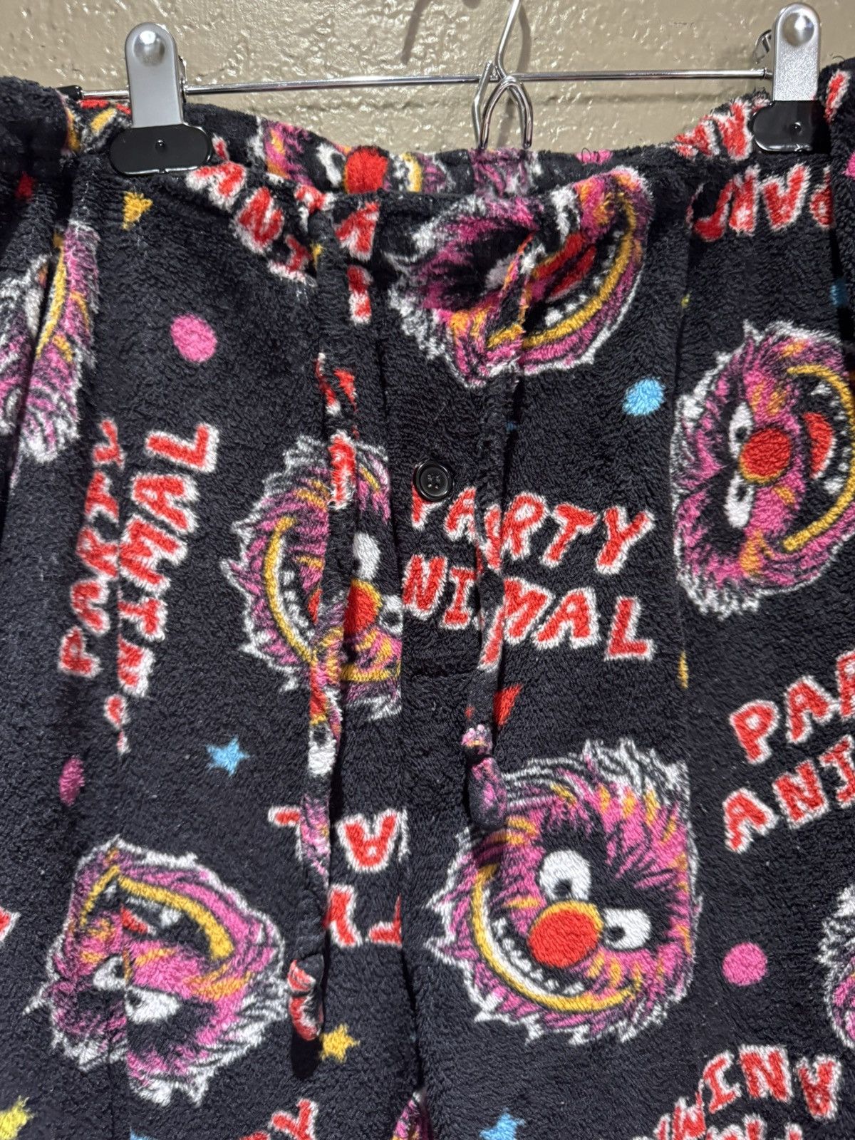 Other Muppets Party Animal Pajama Pants Black and Red Size US 30 / EU 46 - 2 Thumbnail