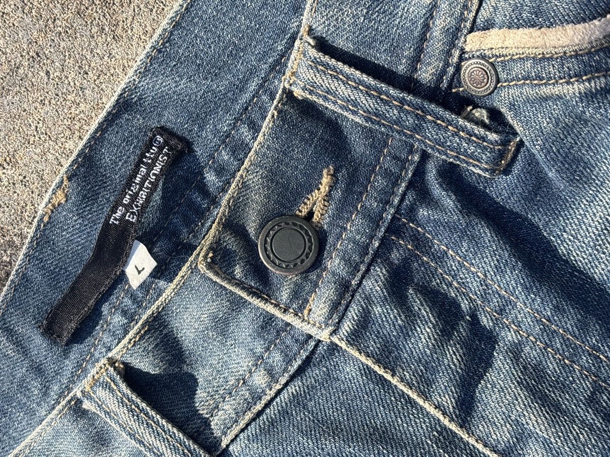 Japanese Brand Distressed Patchwork Exhibitionist Denim 32x32 Size US 32 / EU 48 - 3 Thumbnail