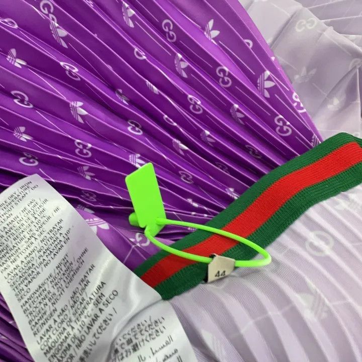 Gucci Gucci Gucci SS22 Pleated Skirt in Purple Stripe -2506 Size US 44 / EU 60 - 6 Thumbnail