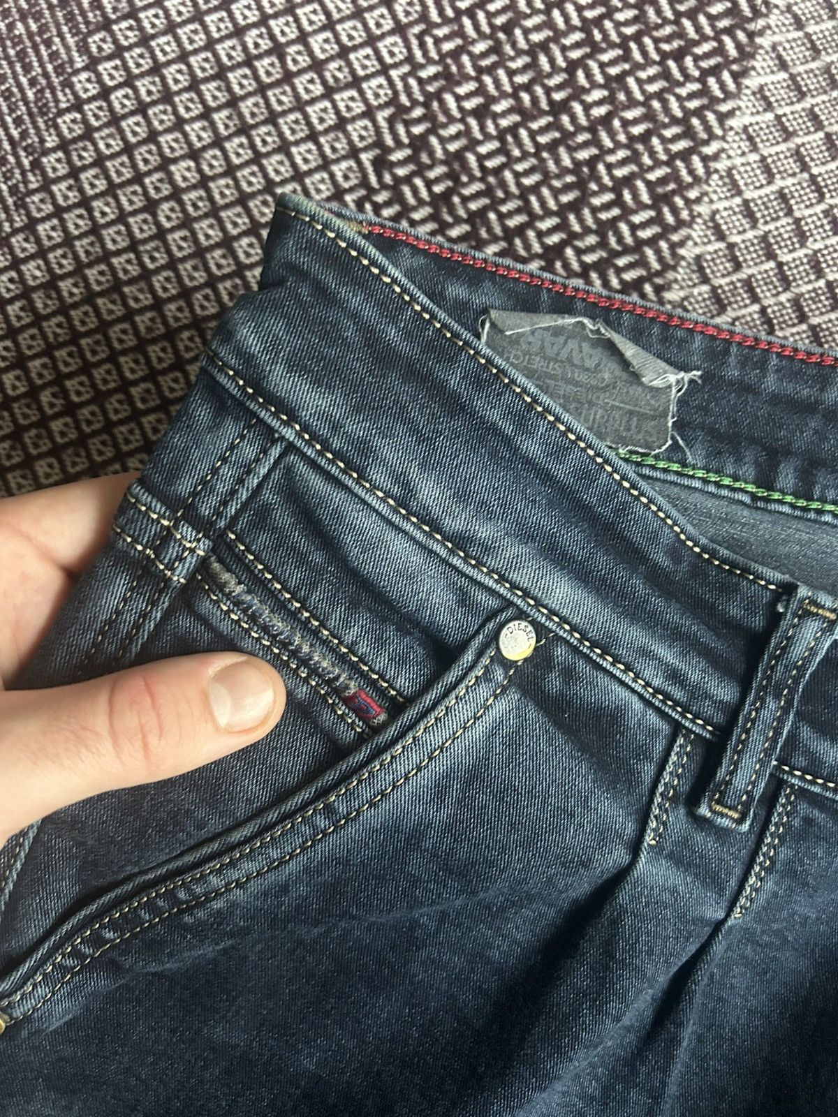 Diesel Vintage Diesel Thavar Export Surplus Denim Jeans Size 36 Size US 36 / EU 52 - 11 Thumbnail