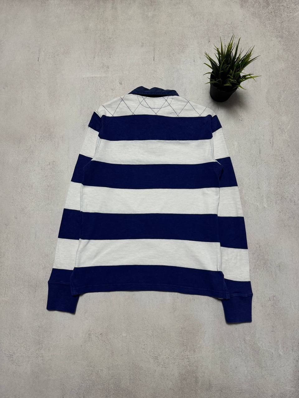 Polo Ralph Lauren × Vintage Vintage Polo Ralph Lauren Rugby Striped Big Logo Y2K 90s Size US XS / EU 42 / 0 - 9 Thumbnail