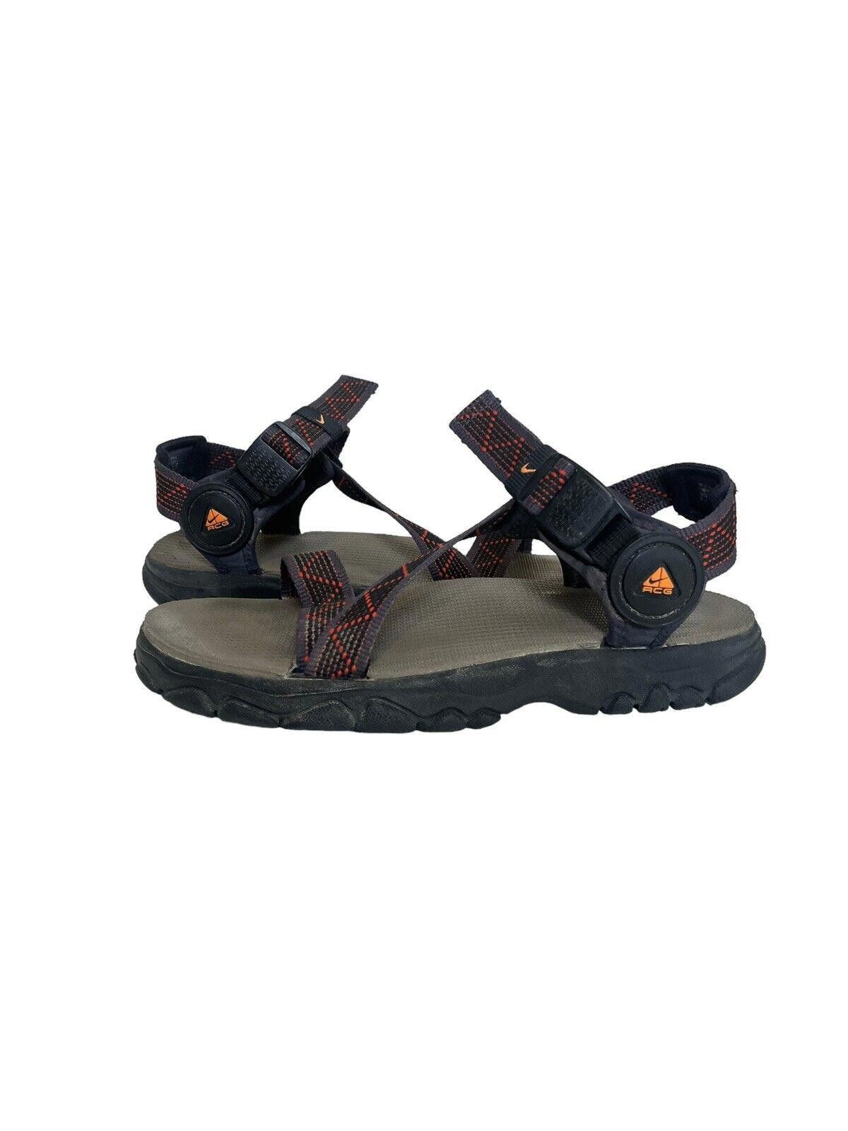 Nike Size 10 - 1998 Nike ACG Crossover Strap Sandals Black Orange Size US 10 / EU 43 - 1 Thumbnail