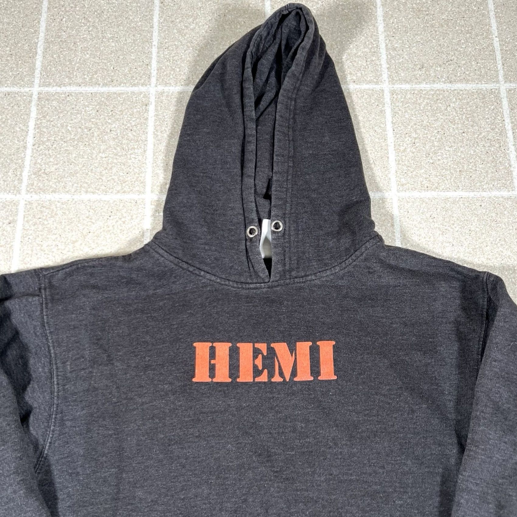 Vintage VINTAGE Hemi Mopar “Hell Yeah I Drive A Hemi“ Hoodie Pullover Sz M Grey Mens Size US M / EU 48-50 / 2 - 2 Thumbnail