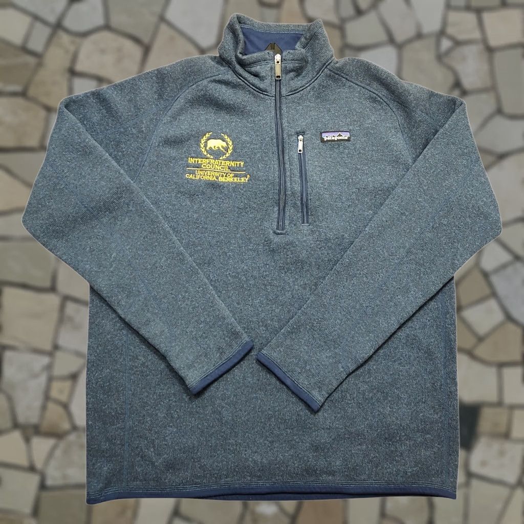 Patagonia Patagonia Better Sweater 1/4 Zip Fleece Mens L Blue Berkeley University Counsil Jacket Size US L / EU 52-54 / 3 - 1 Thumbnail