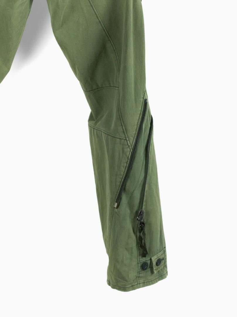 Final Home 90’s Olive Zippered Moto Bondage Pants Size US 30 / EU 46 - 9 Thumbnail