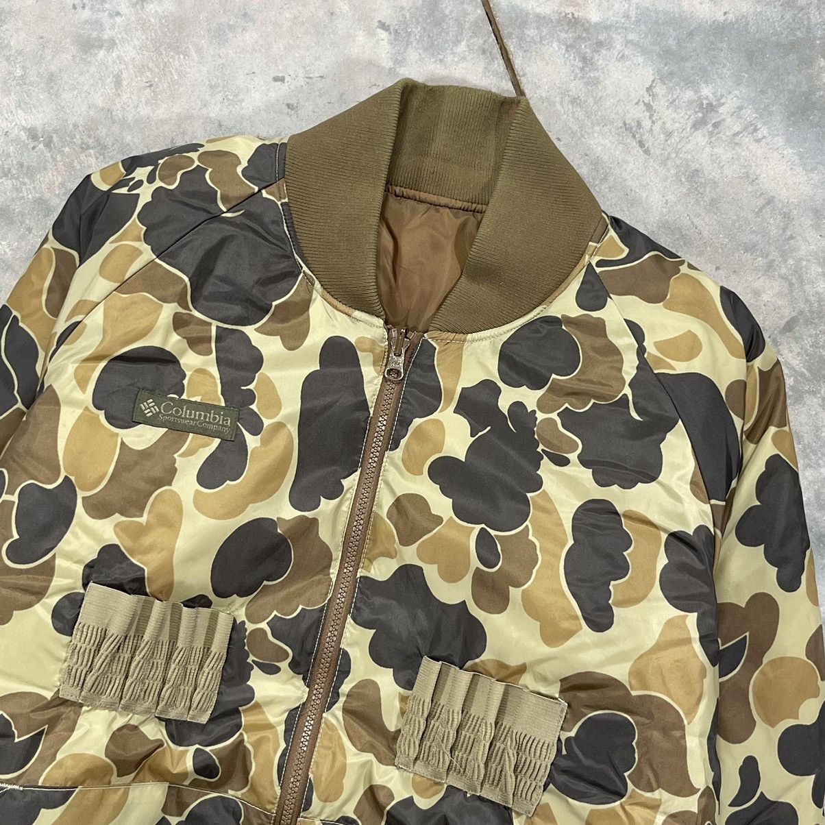 Columbia Vintage Columbia Duck Camo Bomber Jacket Reversible Puffer Size US L / EU 52-54 / 3 - 4 Thumbnail