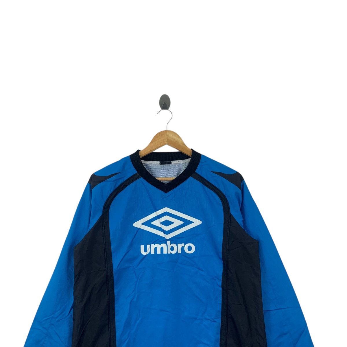 Umbro Vintage UMBRO x DESCENTE JAPAN Jersey Track Warm Football Size US M / EU 48-50 / 2 - 2 Thumbnail