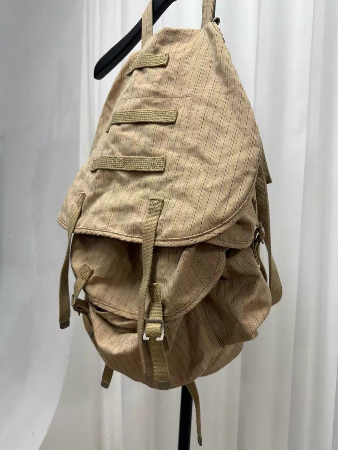 Junya Watanabe Junya Watanabe Wool Stripe Backpack-2507 Size ONE SIZE - 1 Thumbnail