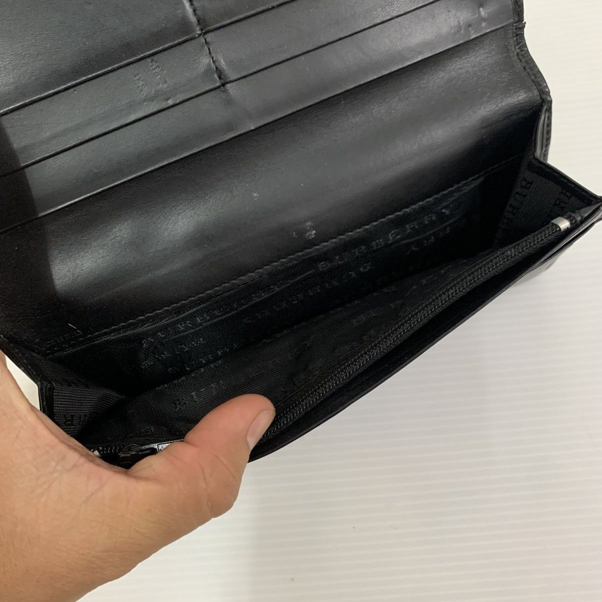 Burberry Burberry London Leather Black Wallet Size ONE SIZE - 10 Thumbnail