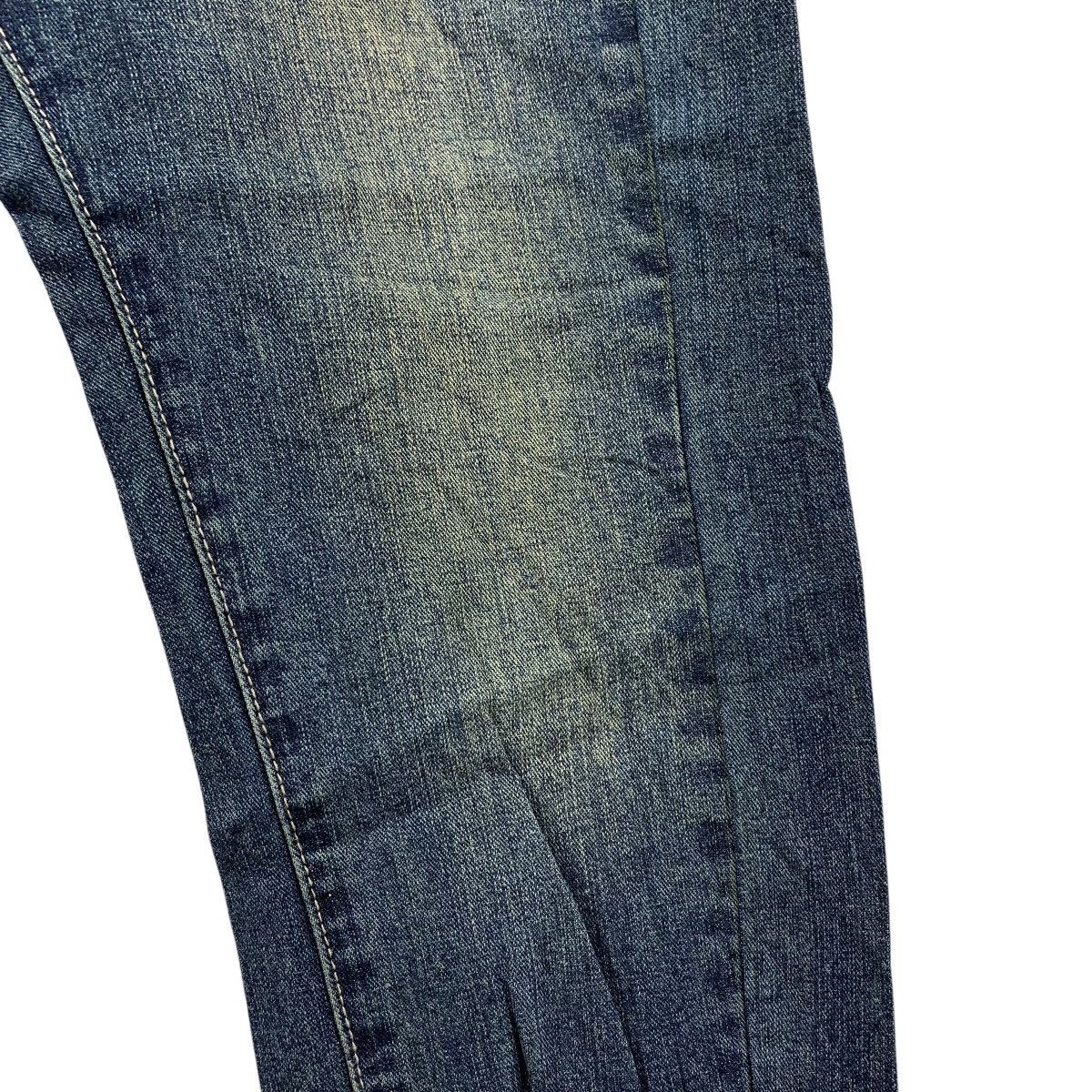 Designer × Japanese Brand AND IT Half double waist blue jeans Size 32" / US 10 / IT 46 - 10 Thumbnail
