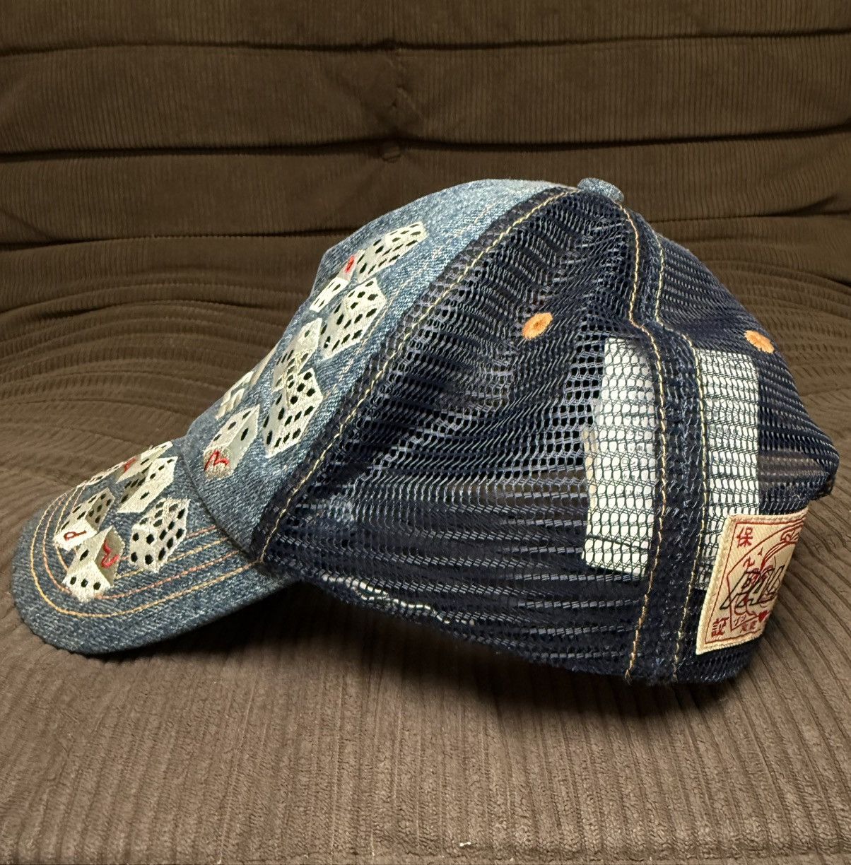 Palace Palace x Evisu Trucker Hat Size ONE SIZE - 5 Thumbnail