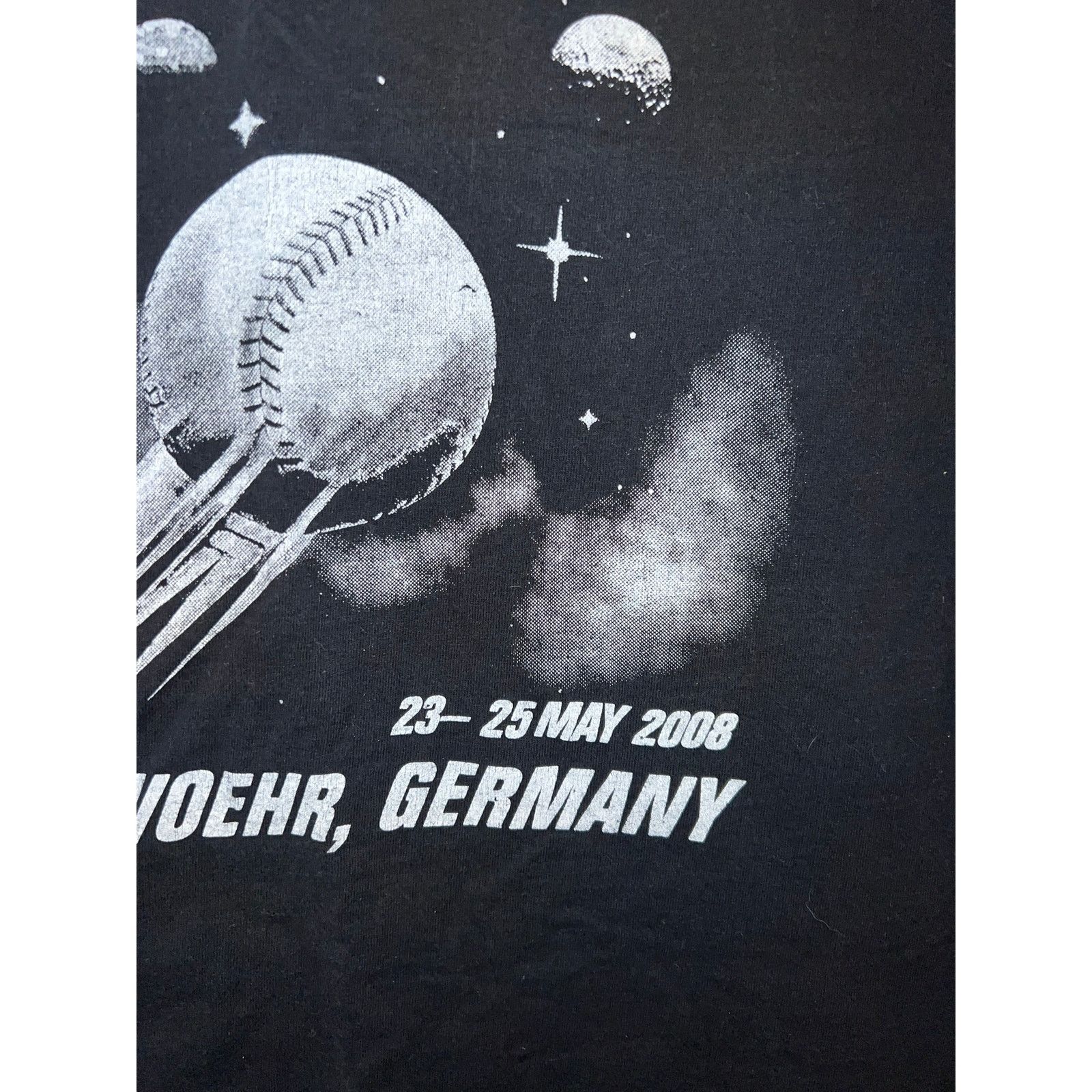 Fruit Of The Loom Vintage Baseball Shirt USAG Grafrenwoehr Germany Tee 2008 2X Size US XXL / EU 58 / 5 - 5 Thumbnail