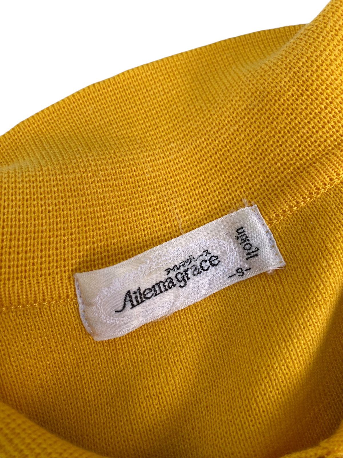 Japanese Brand × Vintage Vtg Ailema Grare Knitwear Yellow Size US S / EU 44-46 / 1 - 7 Thumbnail