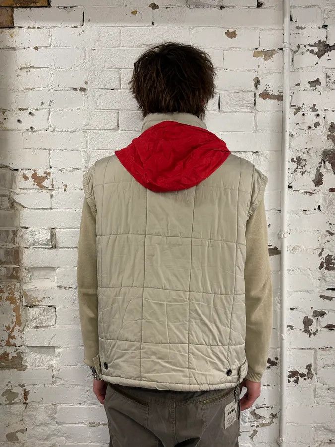 Prada 2000s Prada Beige Down Nylon Quilted Puffer Vest Size US M / EU 48-50 / 2 - 4 Thumbnail