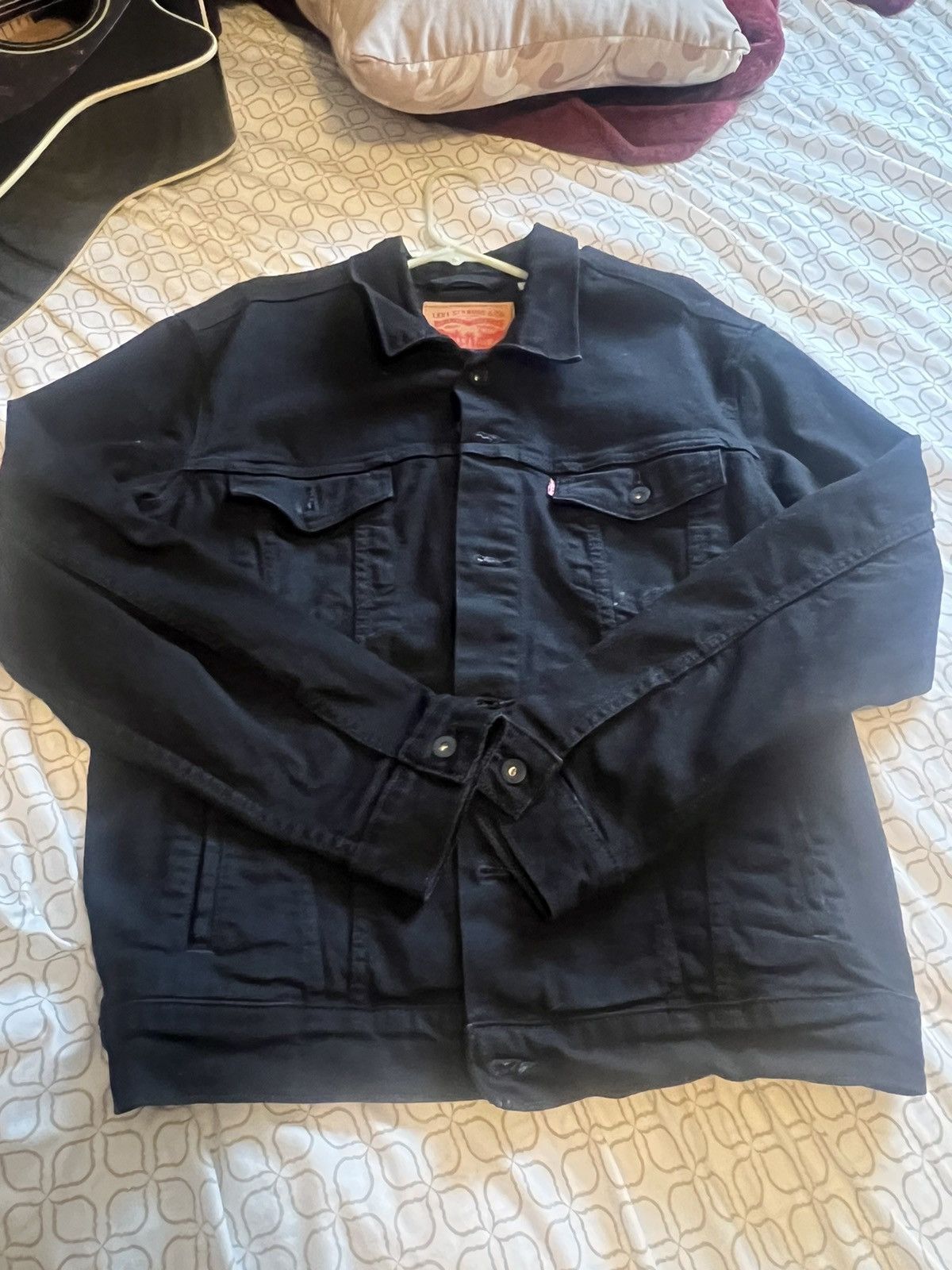 Levi's Vintage Clothing Black Jean jacket Size US L / EU 52-54 / 3 - 3 Thumbnail