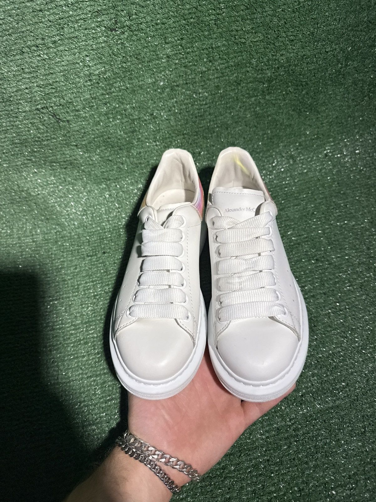 Alexander McQueen Alexander McQueen Sneaker White Iridescent size 36.5 Size US 6.5 / IT 36.5 - 3 Thumbnail
