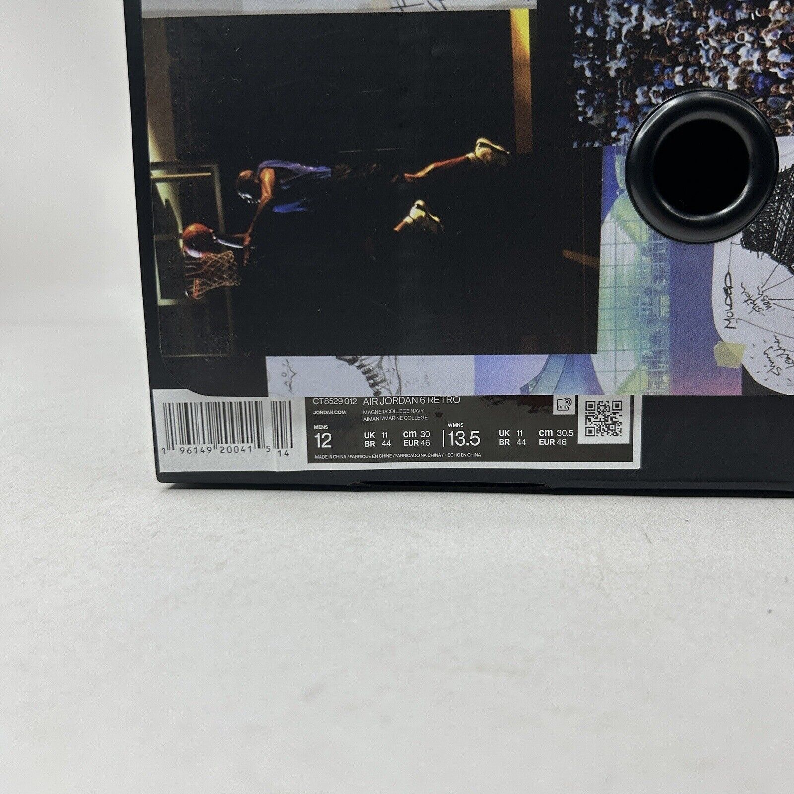 Nike Nike Air Jordan 6 Retro “Georgetown” 2023 Size US 12 / EU 45 - 5 Thumbnail