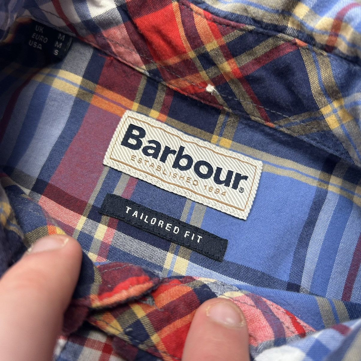 Barbour Mens Barbour Milticolor Streetwear Designer button shirt Size US M / EU 48-50 / 2 - 5 Thumbnail