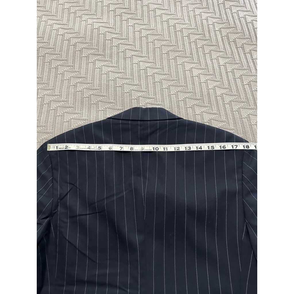 Paul Stuart Paul Stuart navy pinstripe two button wool suit size 41L Size 40L - 11 Thumbnail