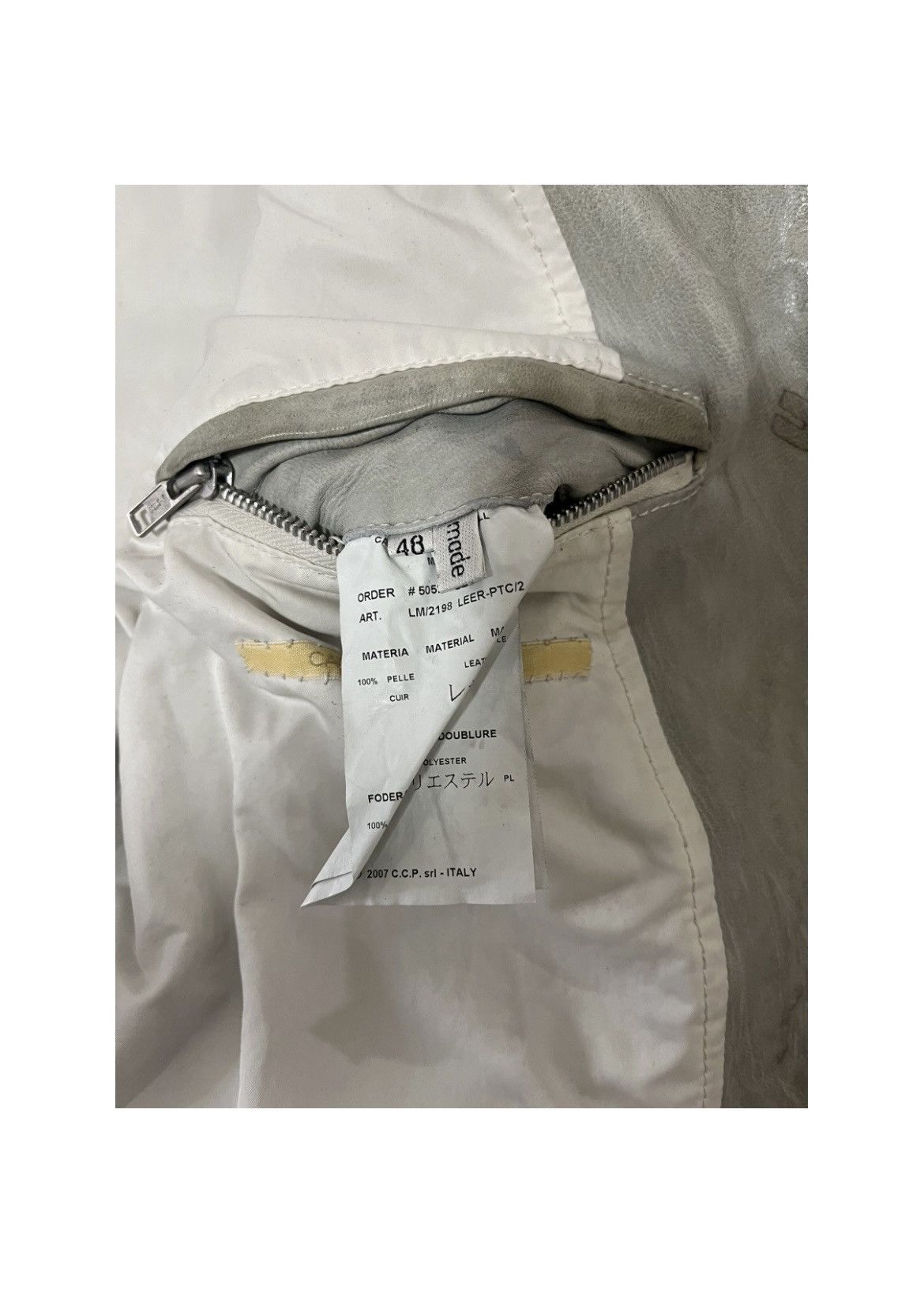 Carol Christian Poell Carol Christian Poel Scarstitched Leather Jacket Size US M / EU 48-50 / 2 - 6 Thumbnail
