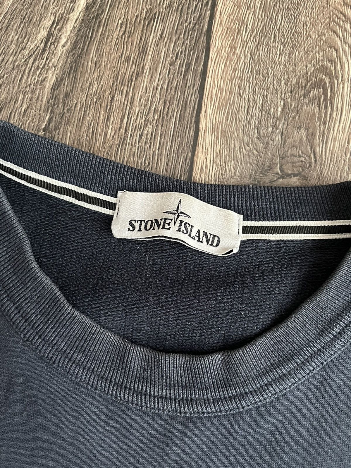 Stone Island Stone Island Distressed Washed Vintage Sweatshirt Size US XL / EU 56 / 4 - 4 Thumbnail