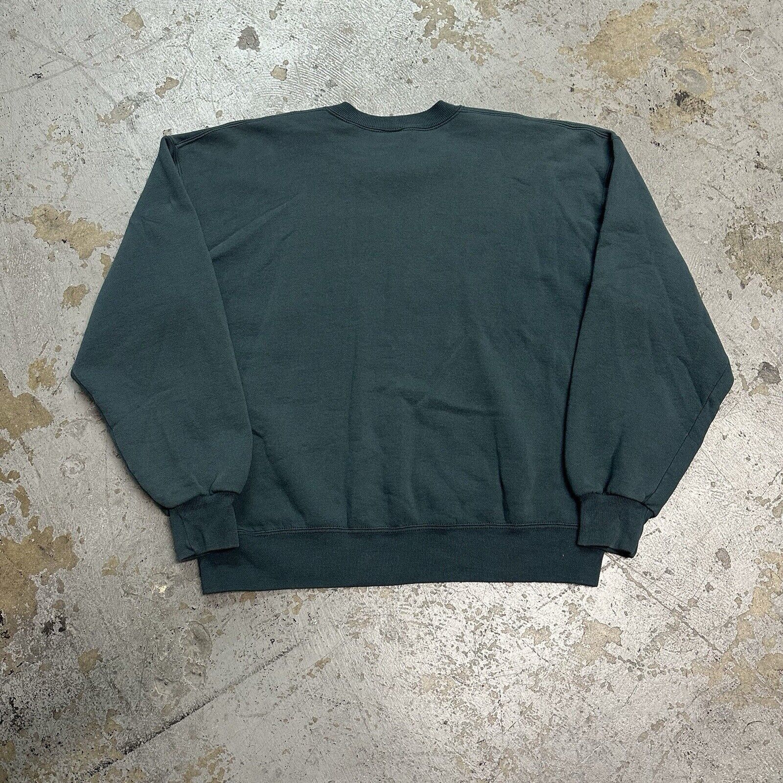 Russell Athletic × Vintage Vintage 90s Russell Athletic Green Sweatshirt XL Made In USA Size US XL / EU 56 / 4 - 3 Thumbnail