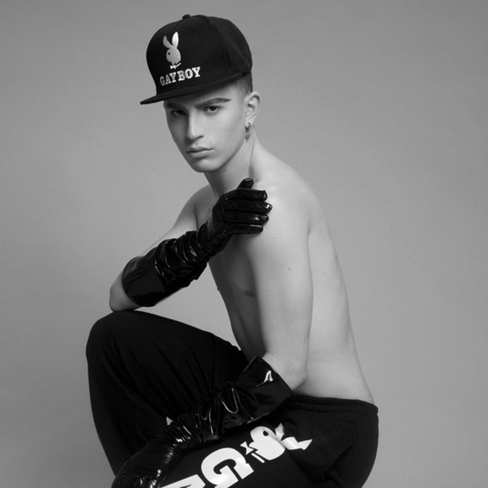 Moschino AW19 Moschino GAYBOY HAT ADJUSTABLE PLAYBOY BASEBALL CAP Size ONE SIZE - 2 Thumbnail