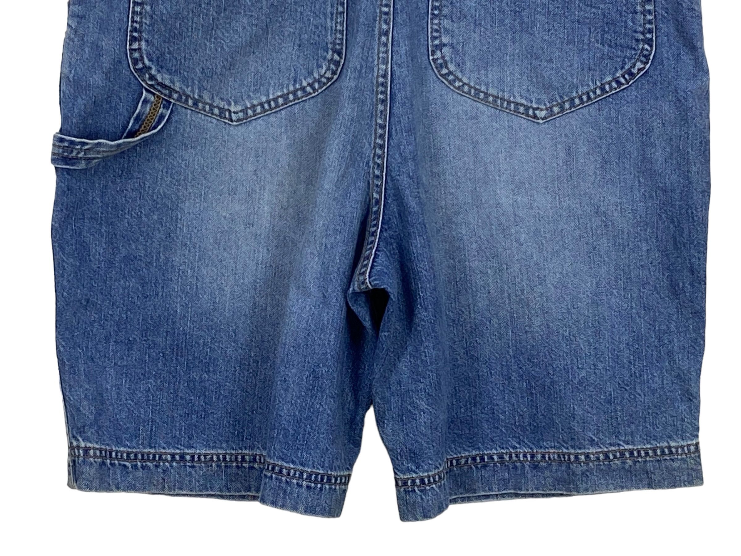 Japanese Brand Brappers Denim Bib Overalls Hickory Workwear Size US 32 / EU 48 - 7 Thumbnail
