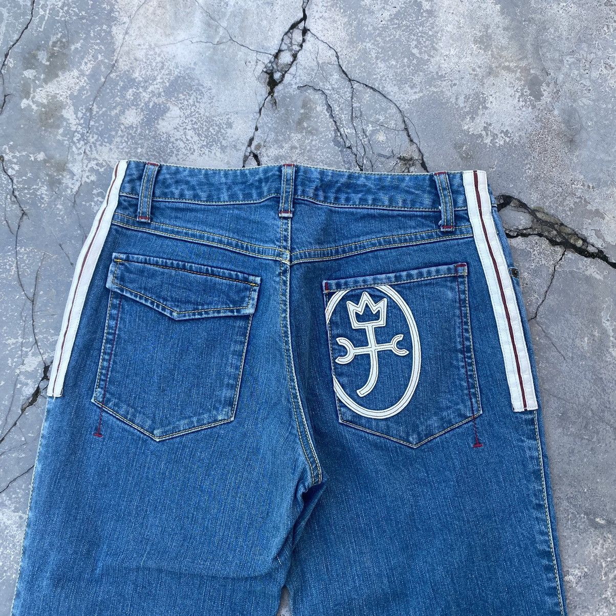 Jean Charles De Castelbajac × Vintage CASTELBAJAC FLARE Size US 29 - 3 Thumbnail