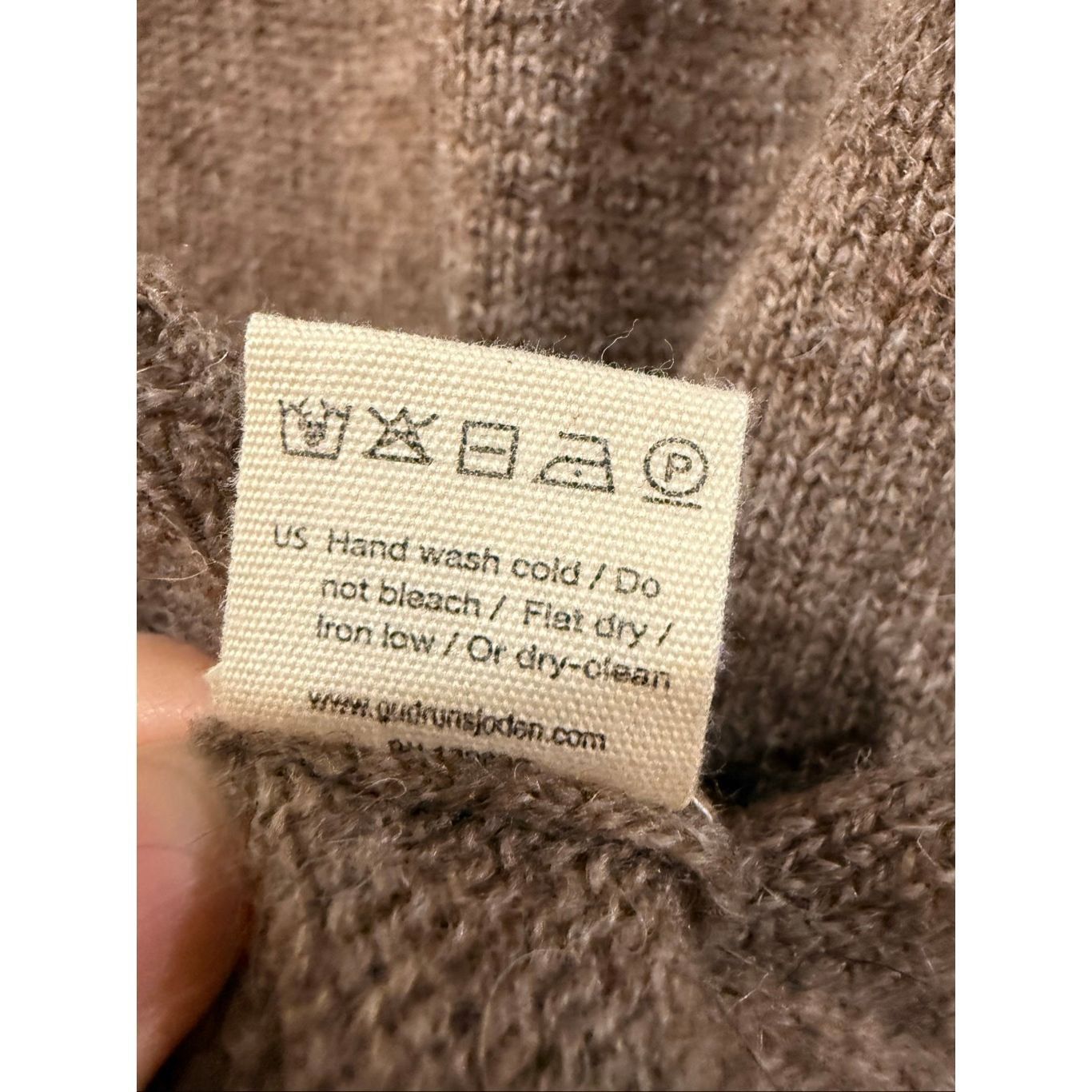 Guru Gudrun Sjoden brown soft wool b button front vest size Small Size S / US 4 / IT 40 - 6 Thumbnail