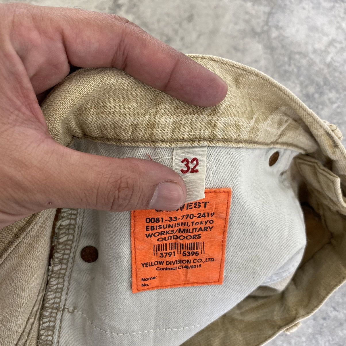 Sugar Cane Gowest Ebisunishi Japan Works/Military Splatter Denim Jeans Size US 34 / EU 50 - 22 Thumbnail