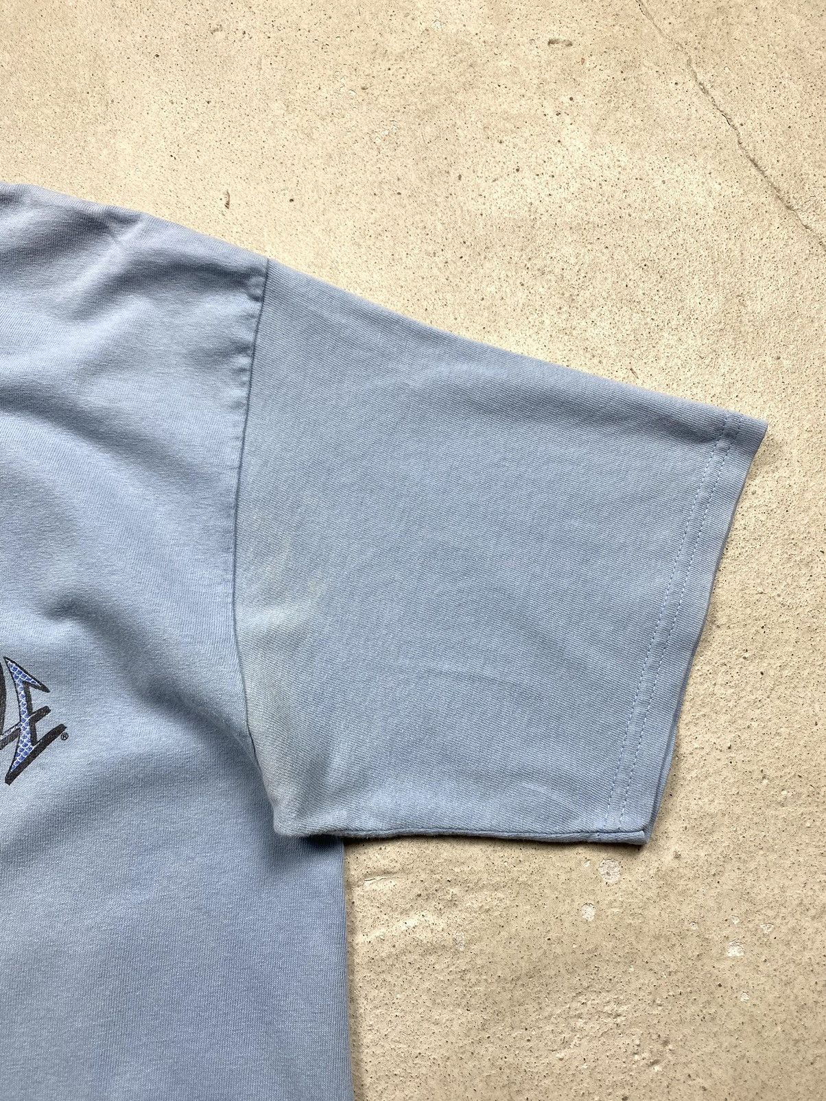 Vintage Vintage 00’s Fish Till You Drop Humor T Shirt Y2K Hype Size US L / EU 52-54 / 3 - 7 Thumbnail