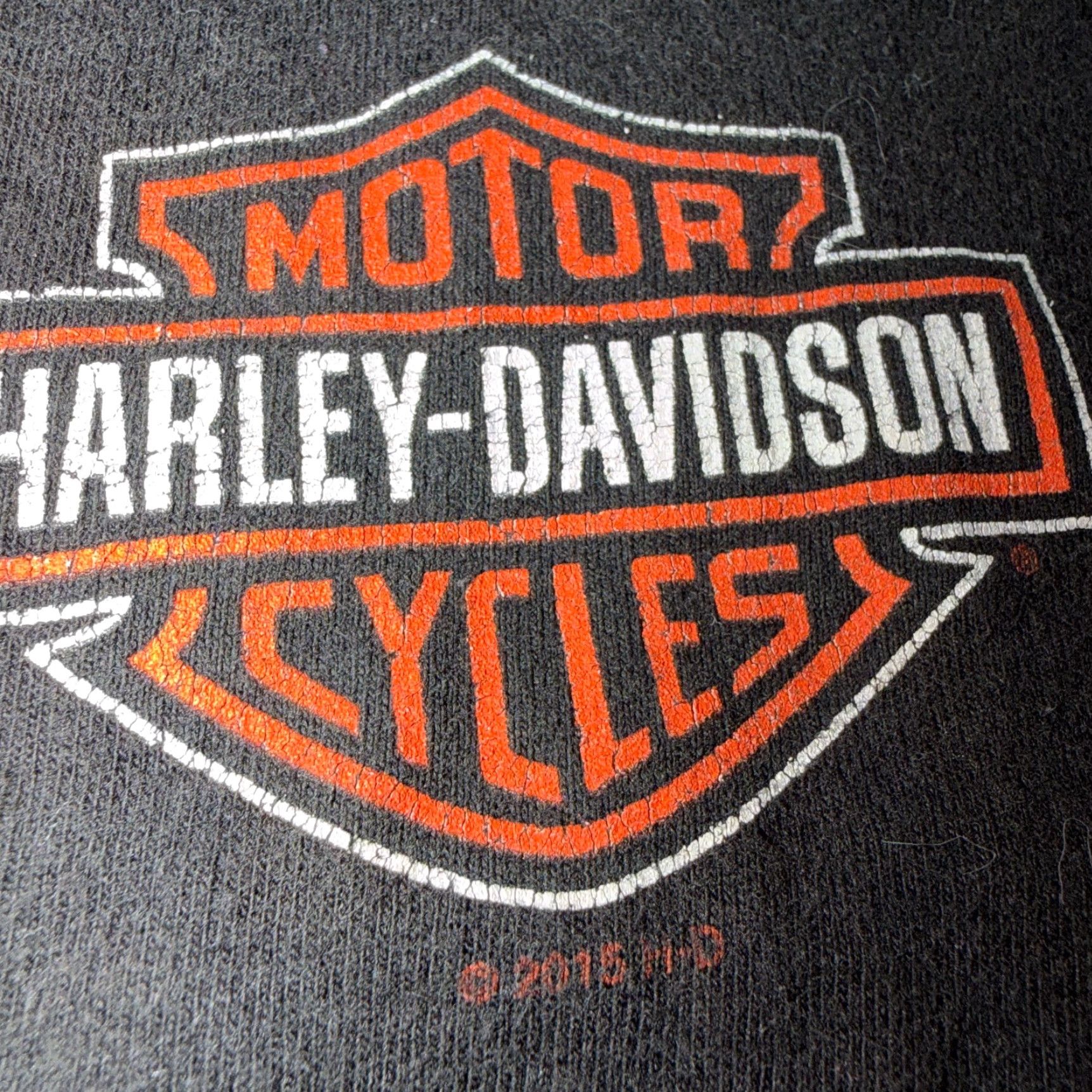 Harley Davidson VINTAGE Harley-Davidson Dublin Ireland T Shirt XL Black Graphic Tee Men 70s 80s Motorcycle Cross Logo Double-Sided Run Size US XL / EU 56 / 4 - 5 Thumbnail
