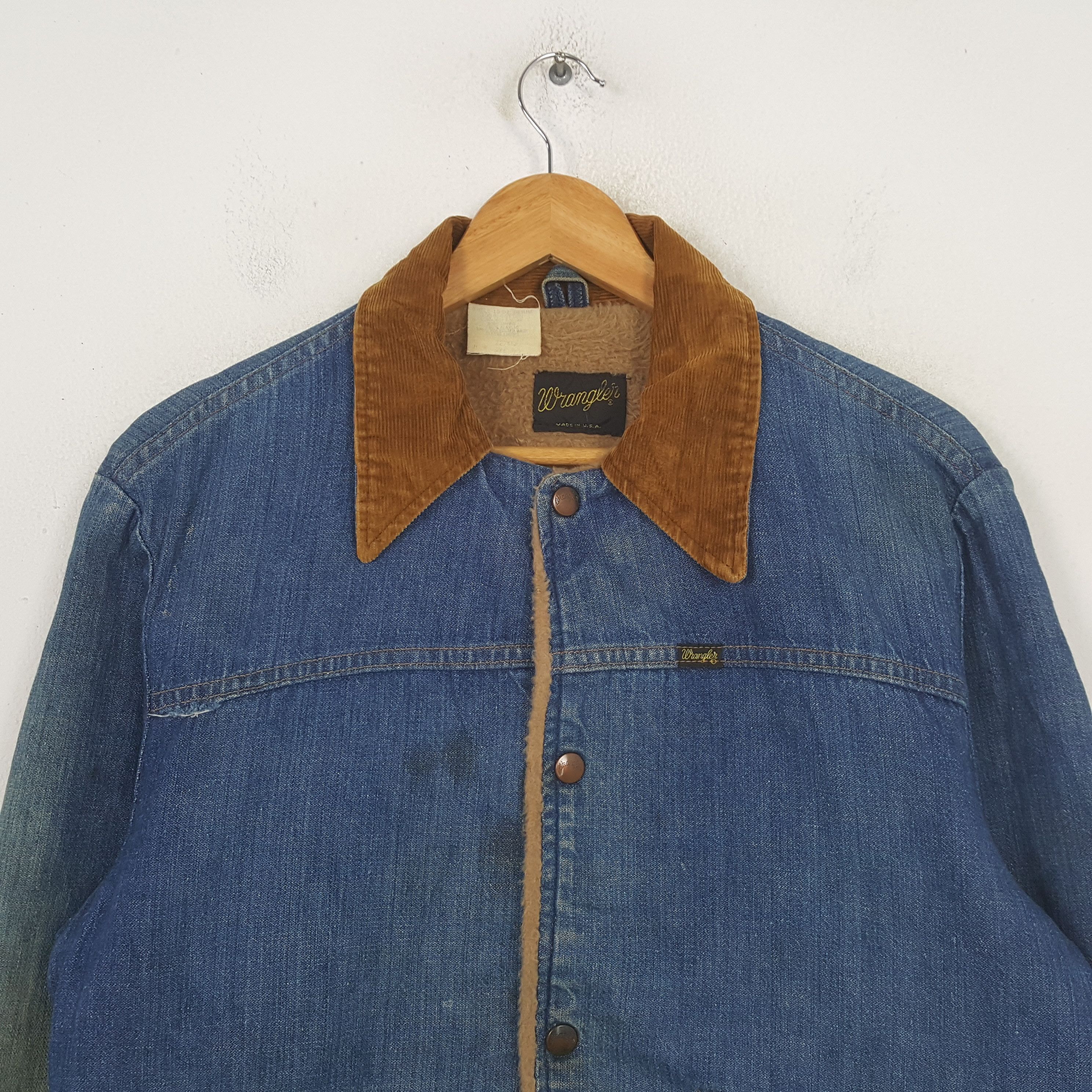 Wrangler Vintage Wrangler American Classic Denim Jacket C302N7 Size US M / EU 48-50 / 2 - 2 Thumbnail