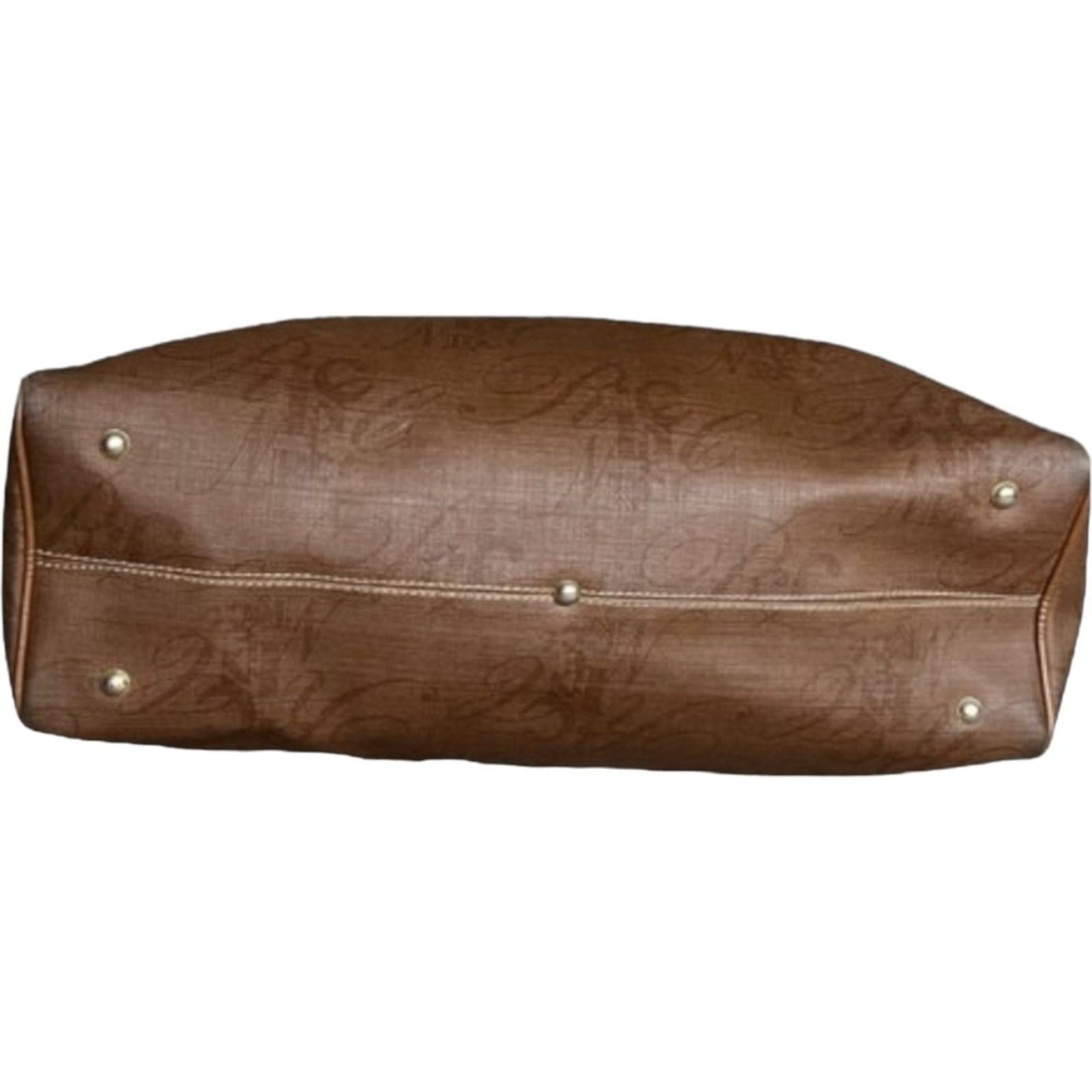 Nina Ricci NINA RICCI Brown Patent Leather Top Handle Bag, 3.5x10x2.5 Size ONE SIZE - 4 Thumbnail