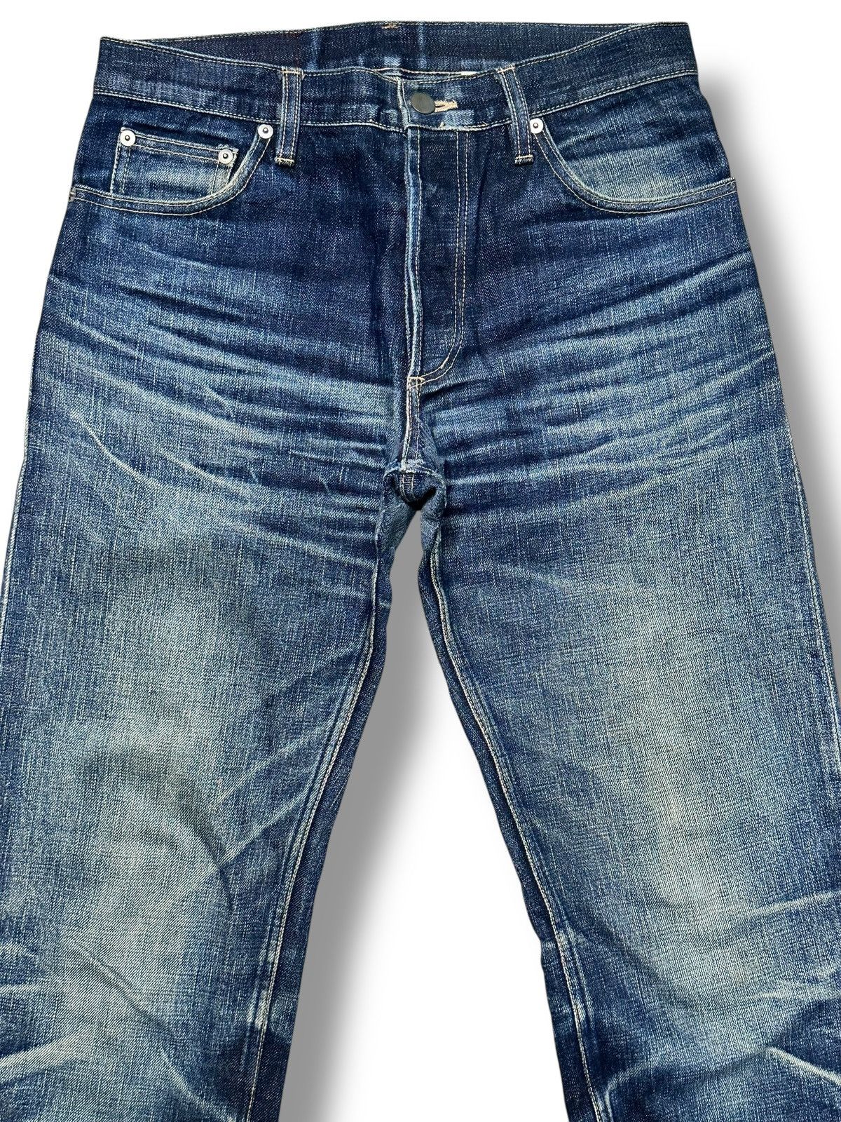 Japanese Brand Nagamine Studio x MIDWEST Japanese Selvedge Striked & Faded Size US 31 - 3 Thumbnail