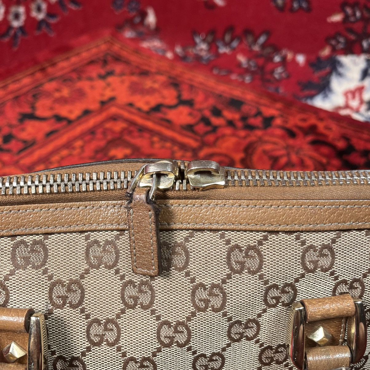 Gucci Gucci GG Canvas Abbey Boston Bag Monogram Dome Satchel Y2K Size ONE SIZE - 8 Thumbnail