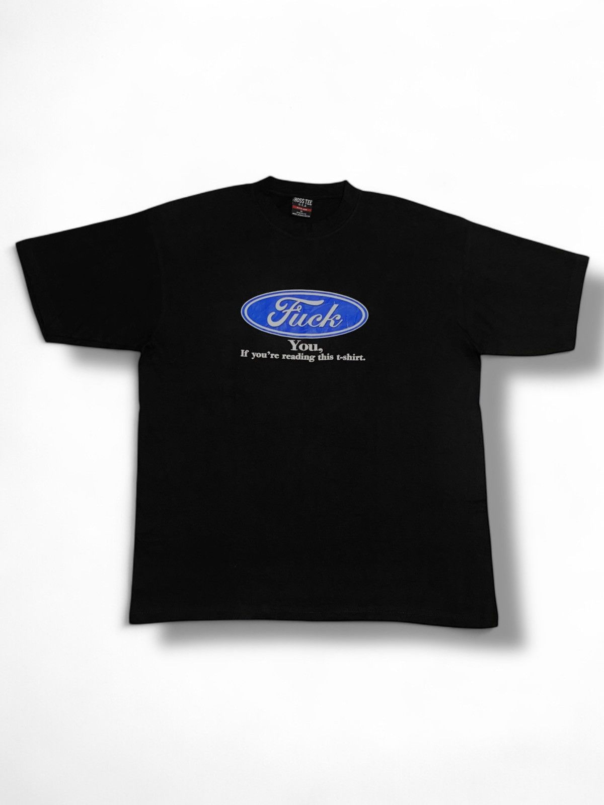 Vintage Fuct Parody Tee Black Tshirt Fuck you Y2K Skater