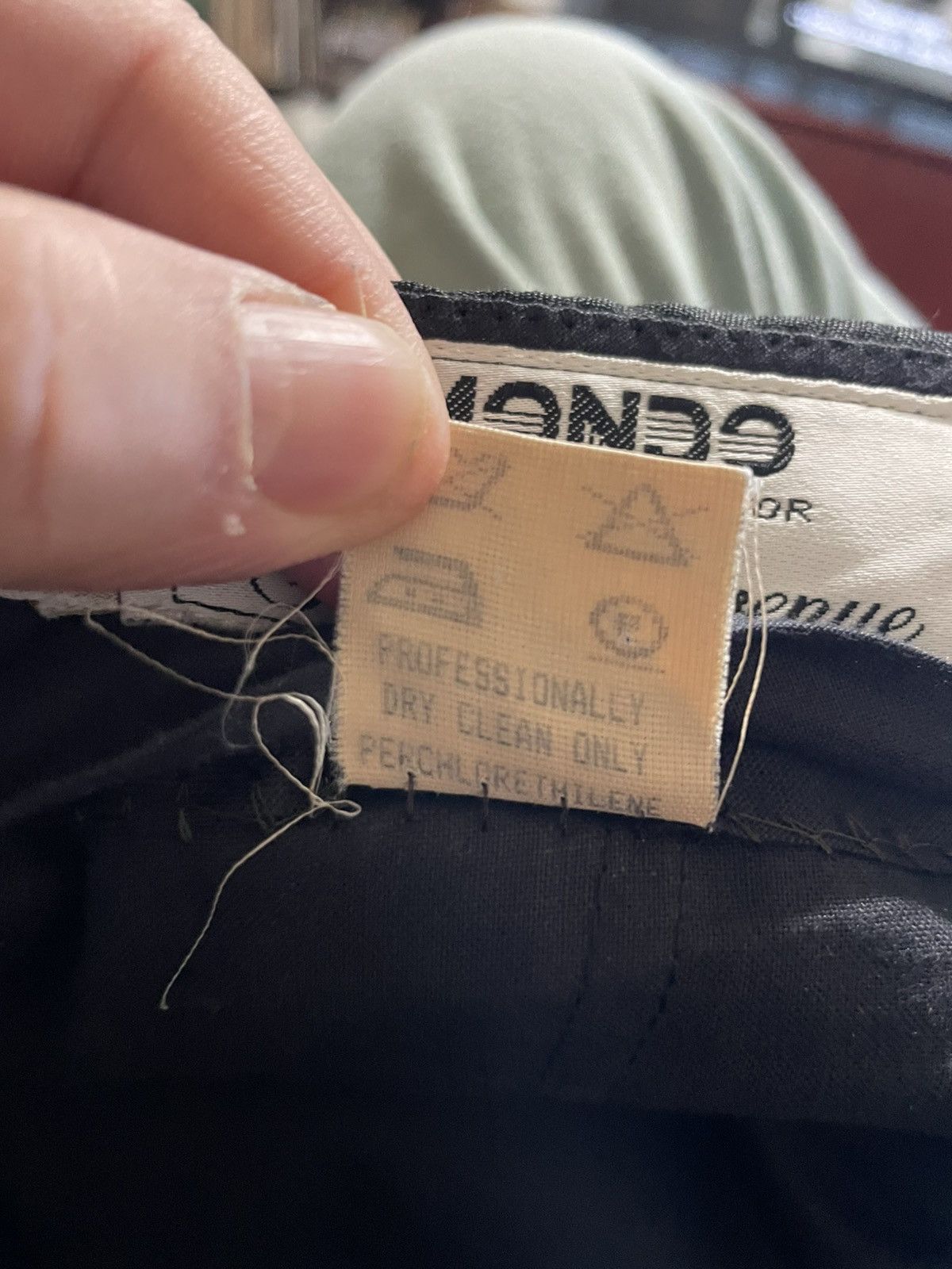 Saks Fifth Avenue Mondo Linen Pleated pants Size US 38 / EU 54 - 12 Thumbnail