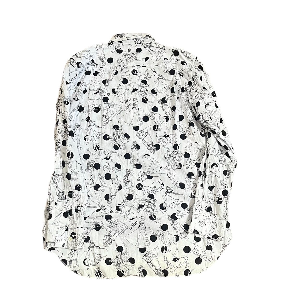 Comme des Garcons Cdg x disney frozen AD2014 graphic button up shirt Size US M / EU 48-50 / 2 - 6 Thumbnail