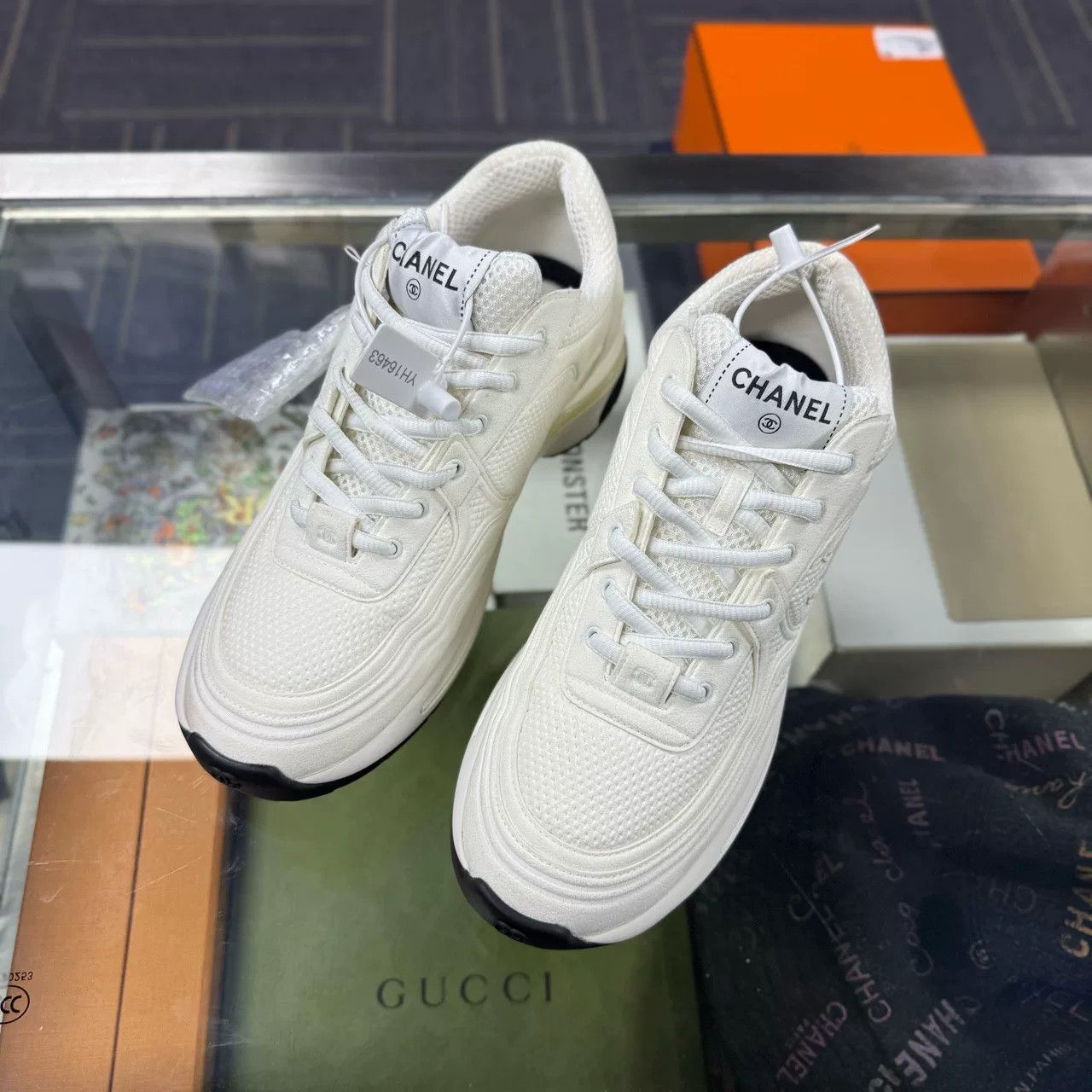 Chanel Chanel 24S Double C Sneakers Size US 8 / IT 38 - 1 Thumbnail