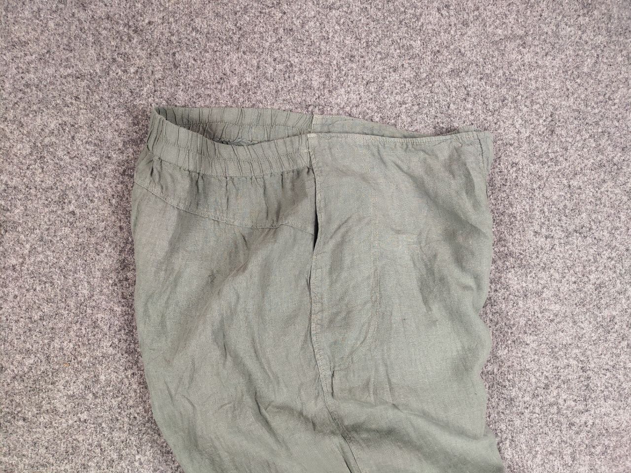 OSKA Oska Germany Design Linen pistachio color Light Baggy Pants Size 32" / US 10 / IT 46 - 13 Thumbnail