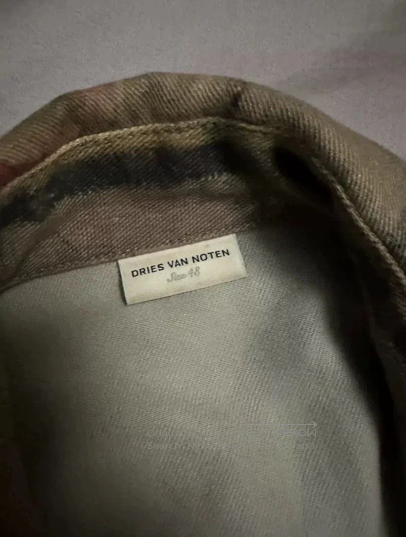 Dries Van Noten drapes van noten floral patterned denim jacket. Size US L / EU 52-54 / 3 - 4 Thumbnail