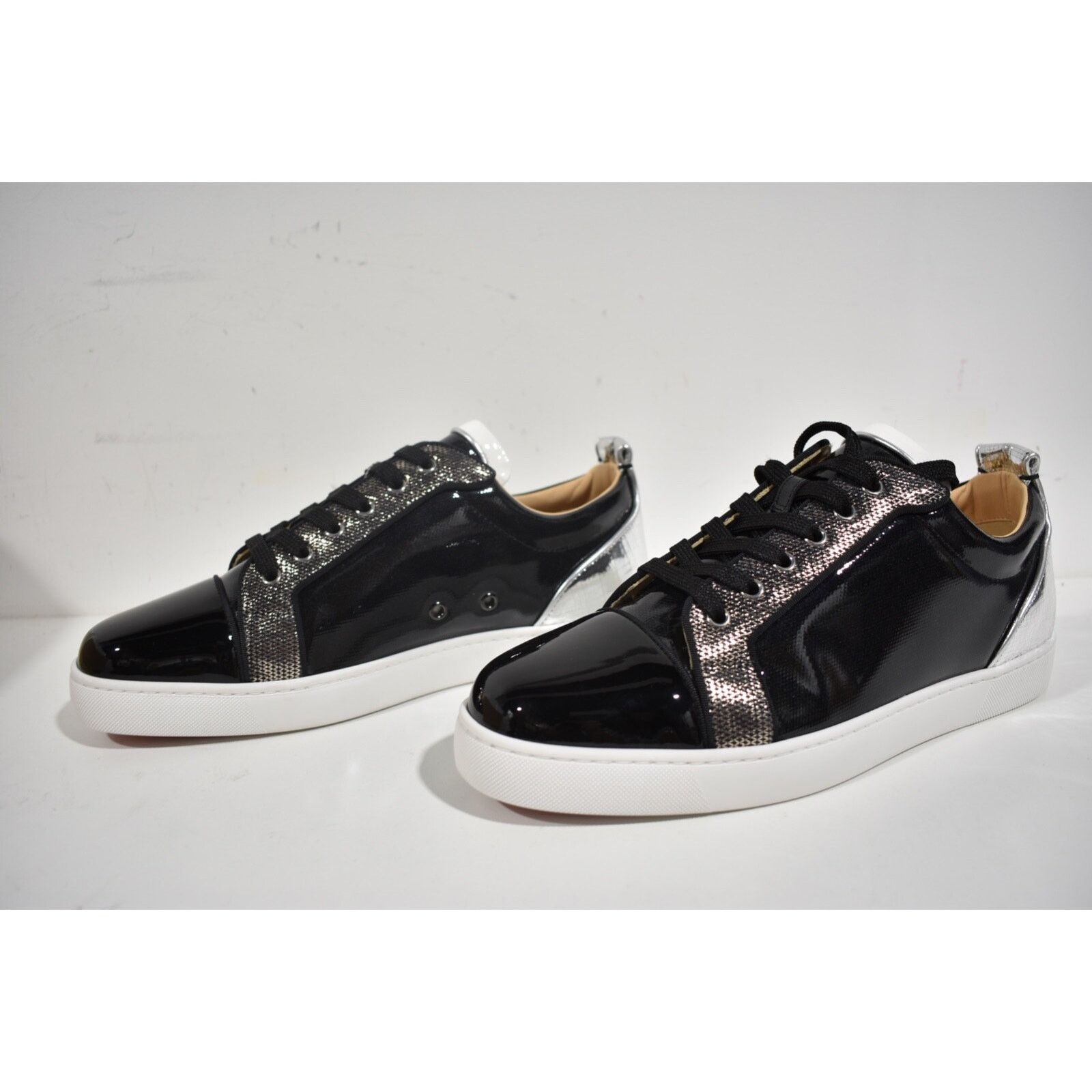 Christian Louboutin Christian Louboutin Louis Junior Orlato Flat Black Patent Size US 10 / EU 43 - 10 Thumbnail