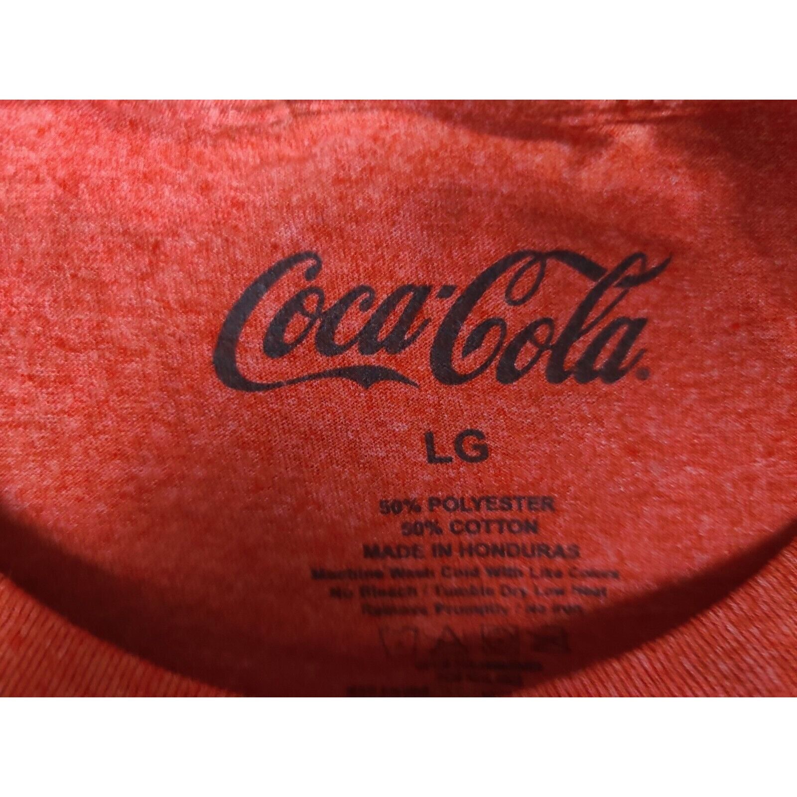 Coca Cola Coca Cola Shirt Adult Mens Large Red White Spell Out Logo Size US L / EU 52-54 / 3 - 4 Thumbnail